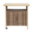 Table de bar à roulettes Rolling Rattan-286425485