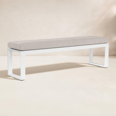 Camela Powder Coated Aluminium Outdoor Bench