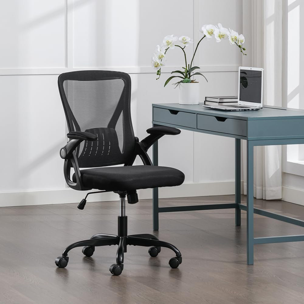 Inbox Zero Madyx Ergonomic Mesh Task Chair with FlipUp Armrests