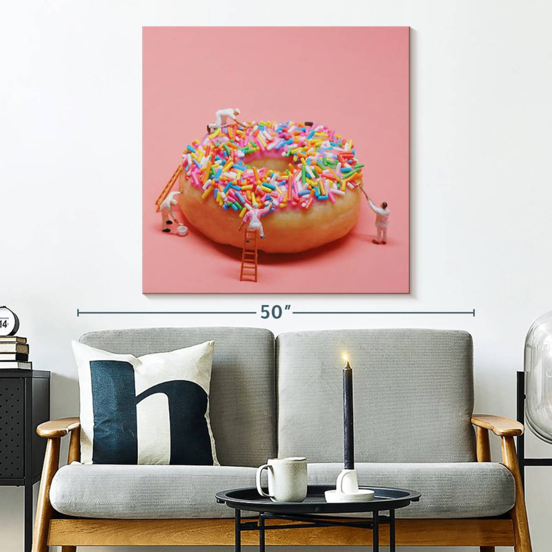 Yarlin Doughnut Construction, 33" H x 33" W