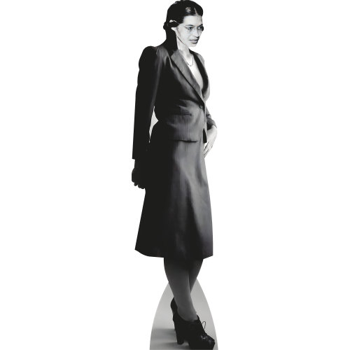 H61472 Rosa Parks - Carton découpé en carton debout