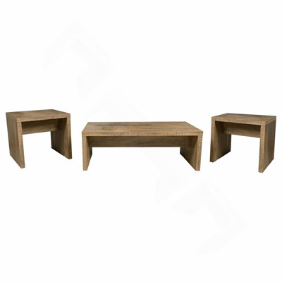 Mango 3-piece Rectangular Coffee and End Table Set