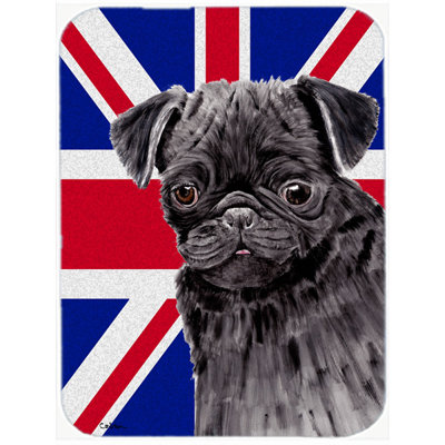 Union Jack Glass Cutting Board
