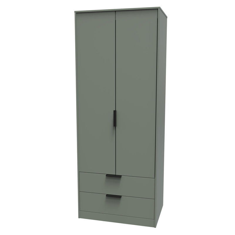 Turah Manufactured Wood Wardrobe, Reed Green