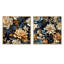 Hartle - Ensemble de 2 collages carrés floraux-101849681-101849683