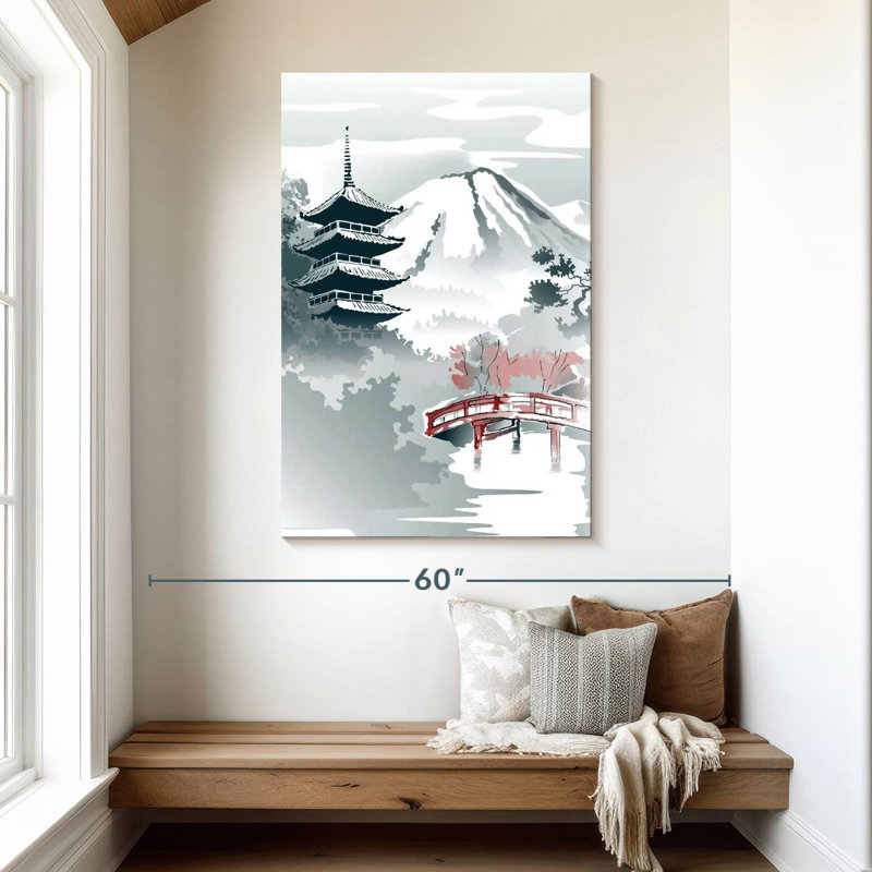 Aime Japanese Bridge, 48" H x 32" W