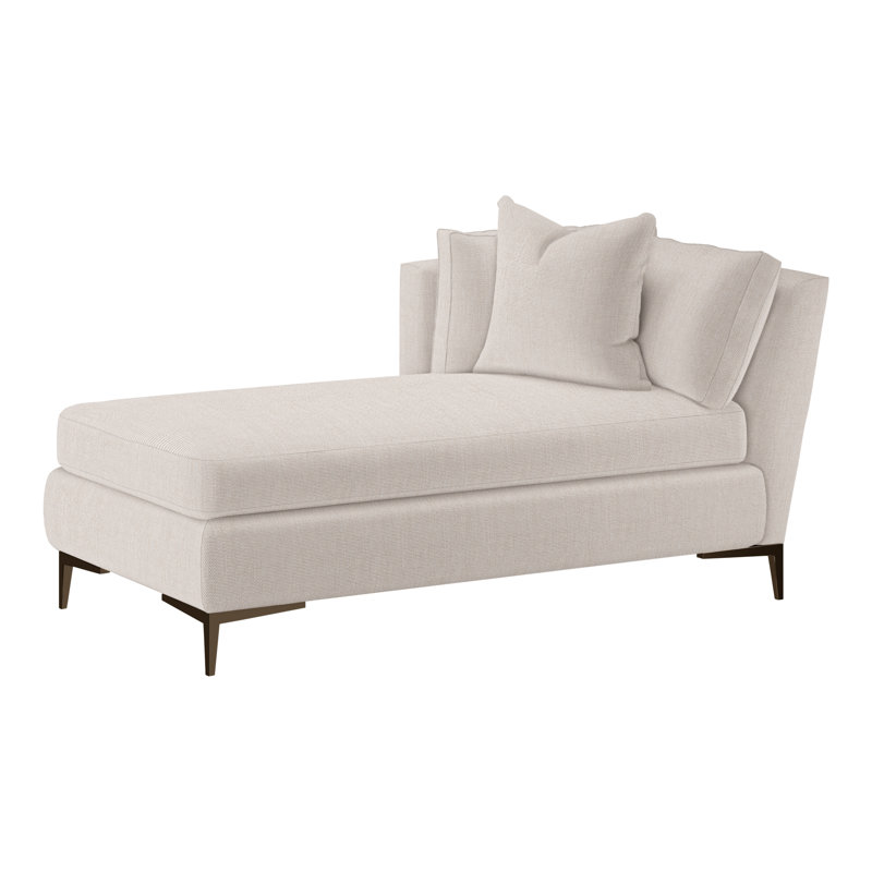 Aiden Chaise Lounge, Antique Bronze, Left Hand Facing, Bond Linen (Performance fabric) 1086-92