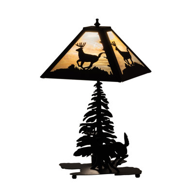 21" High Lone Deer Table Lamp