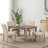 Duchamps 5 - Piece Farmhouse Dining Set with Sawn-Wood Rustic Texture