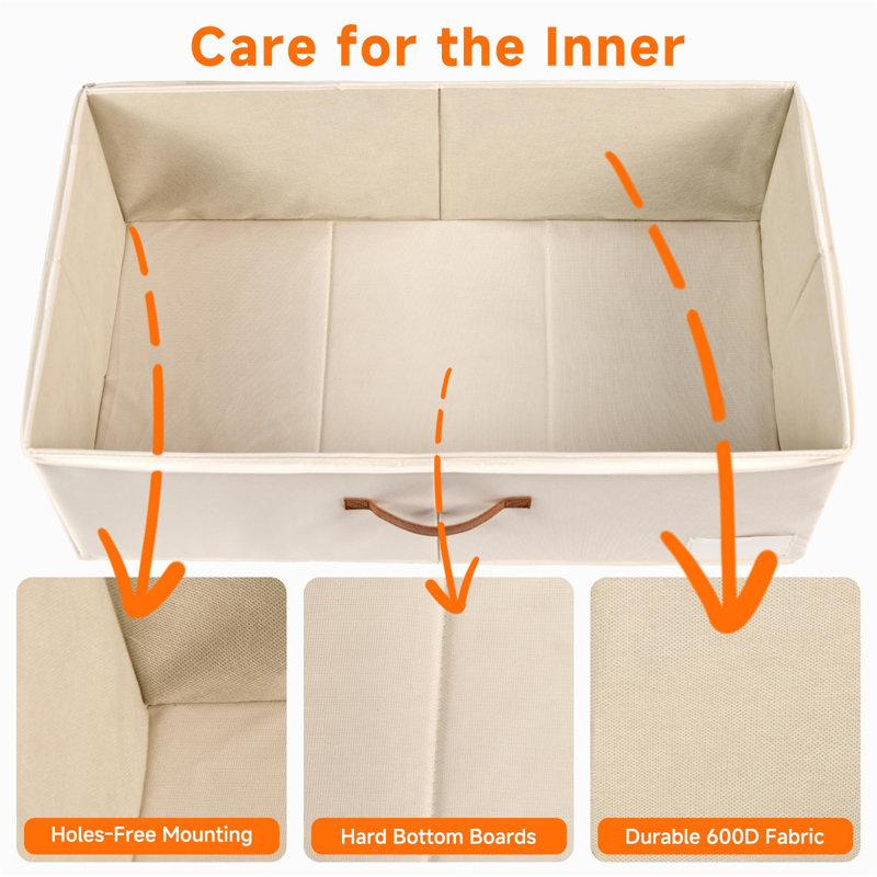 Rebrilliant Fabric Underbed Storage