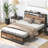Banquer Metal Platform Storage Bed-498589839