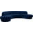Velvet Sectional Symmetrical-1672085130