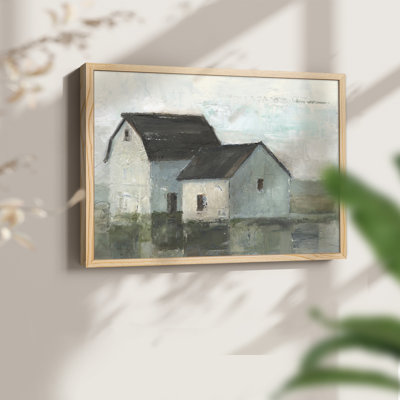 Barn at Sunset II -Framed Print - Restickable