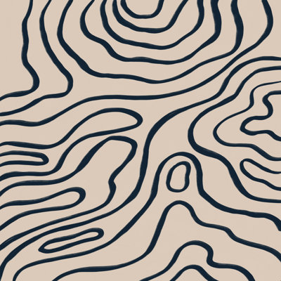 " Topographic Map " by Alisa Galitsyna