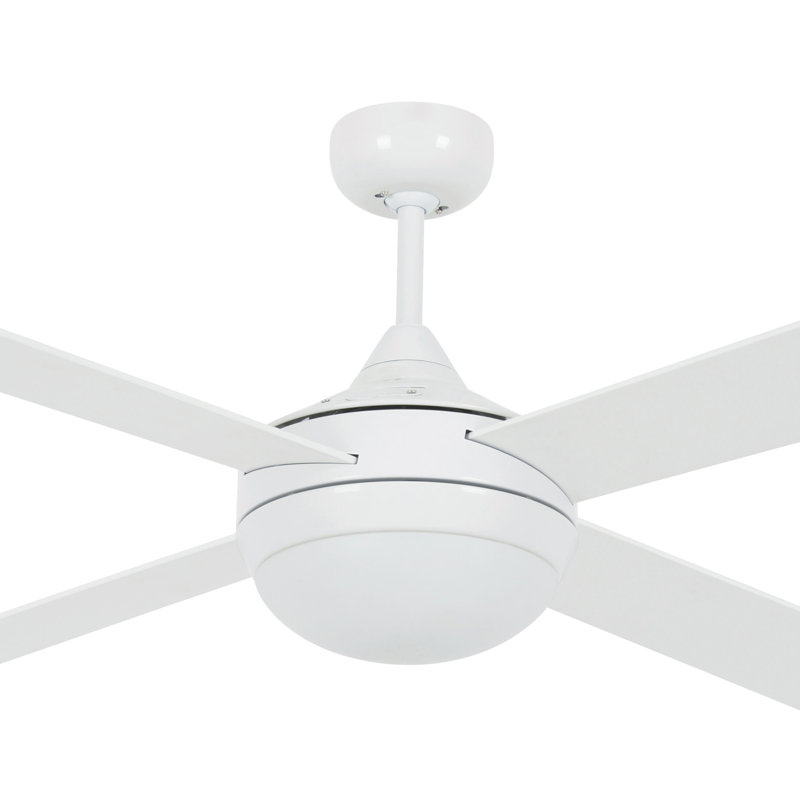 Bingaman 132cm Ceiling Fan with LED Lights, White