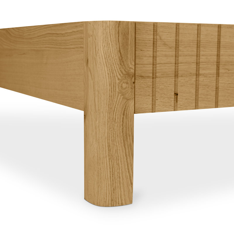 Povera Upholstered Bed, Natural, Queen