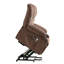 Le fauteuil électrique électrique Power Lift, adapté aux personnes âgées, avec fonctions de chauffage et de vibration, avec USB, peut être utilisé pour s'allonger. Brun-396066779