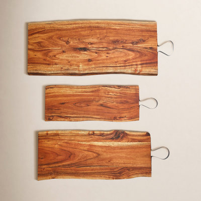 Serving Board Set with Iron Handles