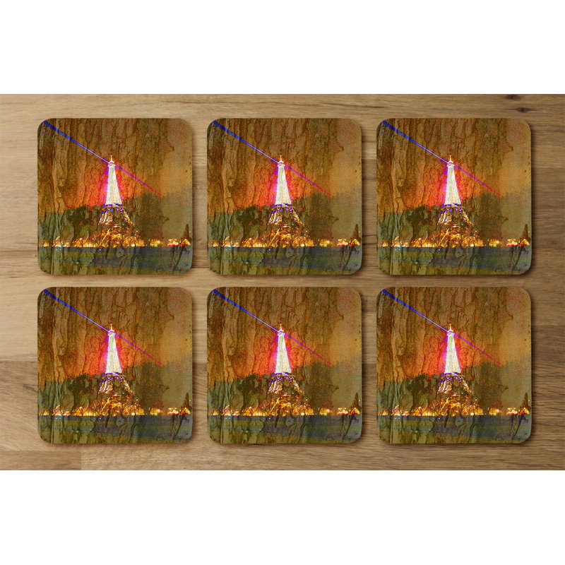 Square 6 Piece Coaster Set