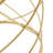 Golden Side Table [MDF TOP+ METAL FRAME]