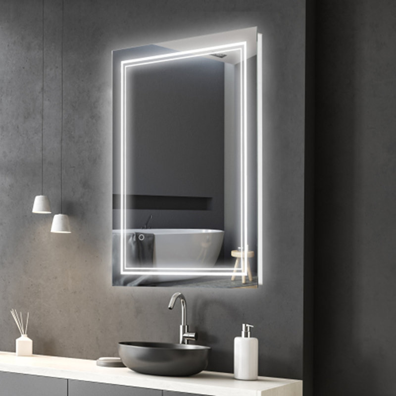 Miroir de salle de bain à DEL kleankin