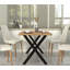 Comacho Metal Base Dining Table