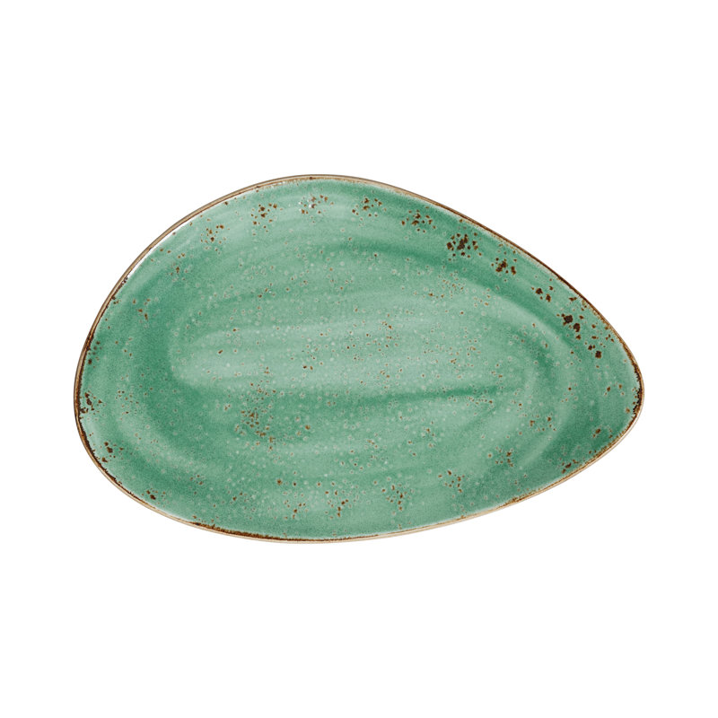 Assiette Craquel AQUA