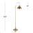 Anar 64.5'' Plated Gold Arched Floor Lamp
