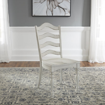 Colchester Wooden Ladder Back Dining Chair (Set of 2)
