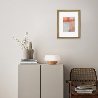 Wood Picture Frame with Mat