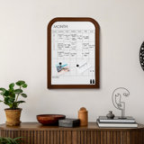 Bulletin Board Whiteboard Dry Erase Calendar for Wall