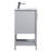 Scottsbluff 18 " W Freestanding Standard Free Standing 1 Single Vanity Bathroom Vanity With Engineered Marble Top-1227793080