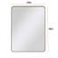 Miroir de salle de bain en métal avec cadre en métal noir 24 po x 36 po - élégant pour la chambre à coucher, le salon et la salle de bain rectangulaire élégante-551528642-551528643