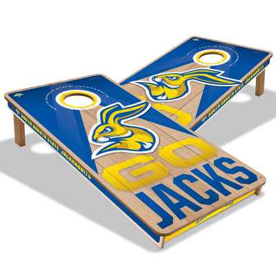 YouTheFan NCAA SD St Jackrabbits 2X4 Slogan Series Cornhole NO BAGS