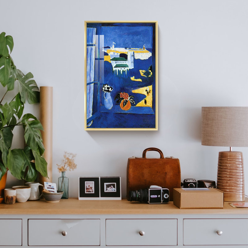 Matisse, reproduction d'art, H 16 po x l 12 po x P 1,3 po, Cadre doré