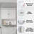 Wall Bathroom Cabinet With Open Shelf