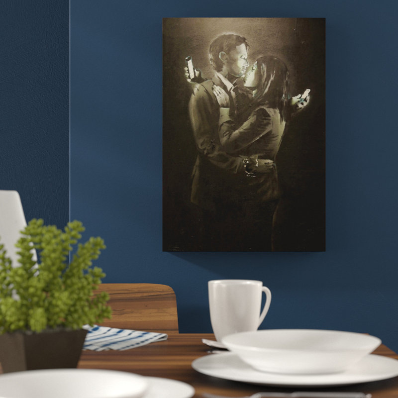 Banksy - Wrapped Canvas Print, 76cm H x 50cm W
