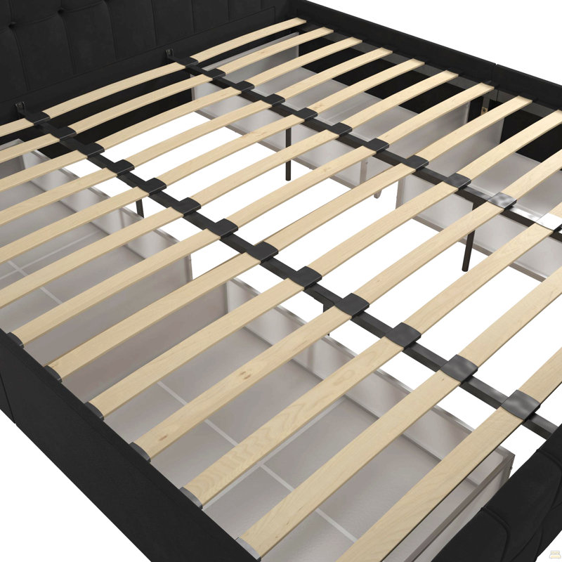 Upholstered Bed With Storage
