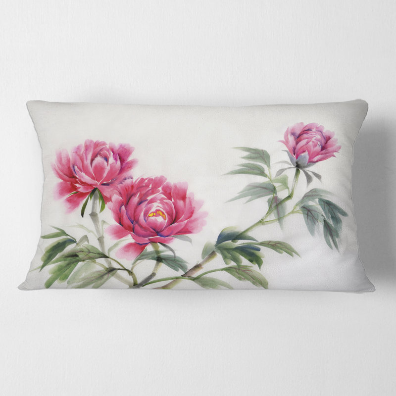Floral Throw Pillow