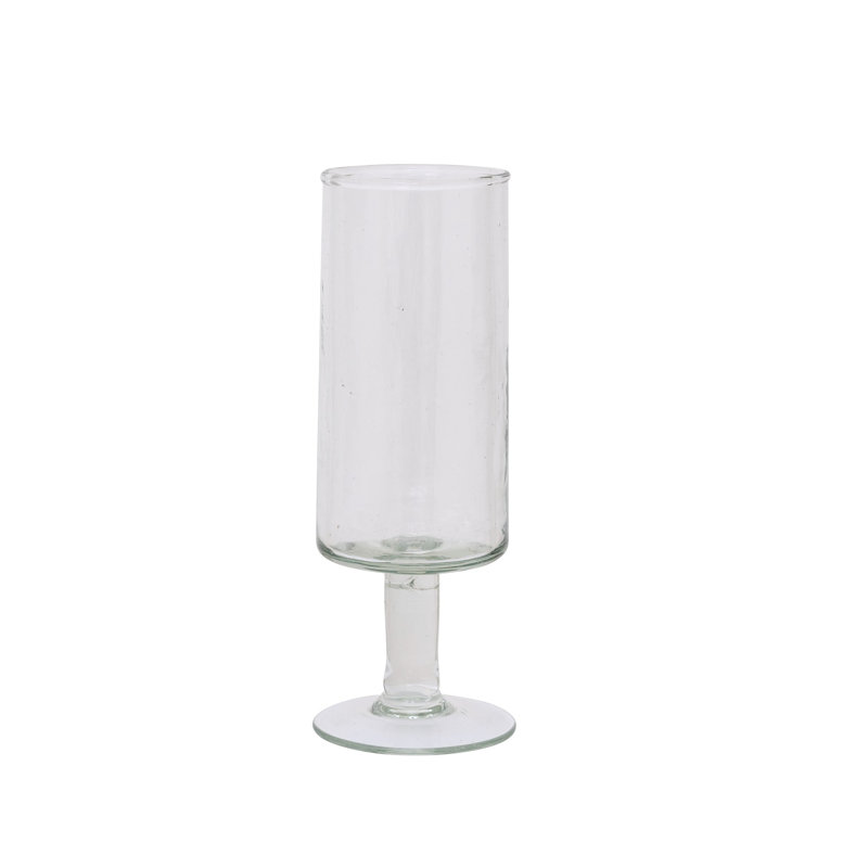 Verre à champagne Lowen martelé transparent