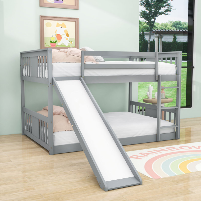 Lit superposé double au-dessus de double Eloria, gris