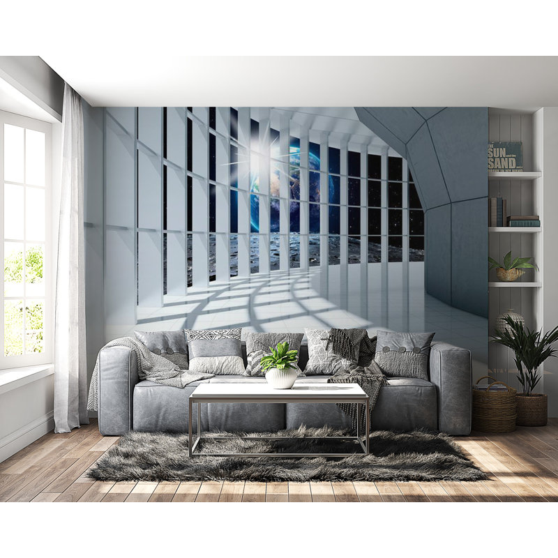 Dannett Peel & Stick Wall Mural, 110" L x 154" W