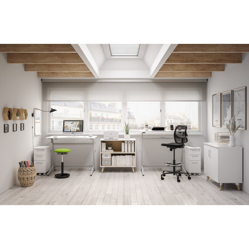 Bureau debout Verve, Blanc