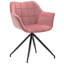 Chaise avec accoudoirs en velours Solace-1674817131