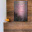 «Good Vibes In Neon Pink», art mural en métal-2021483856