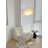 Light Luxury Style Paper & Stainless Steel Floor Lamp