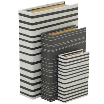 3 Piece Paper Book Box Set
