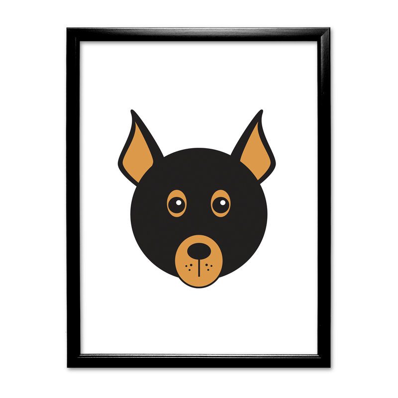 Single Picture Frame Print, Black