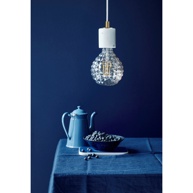 Yvaine 1 - Light Bulb Pendant, White
