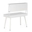 Bureau d'ordinateur Study avec rangement et tableau blanc magnétique effaçable à sec